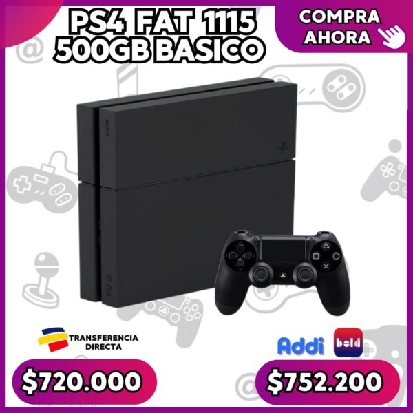 Ps4 Fat 1115 Usado