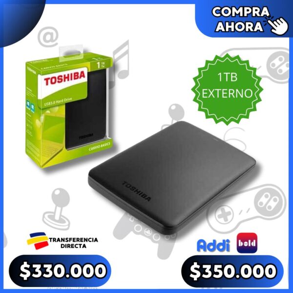 Disco Duro Externo 1Tb