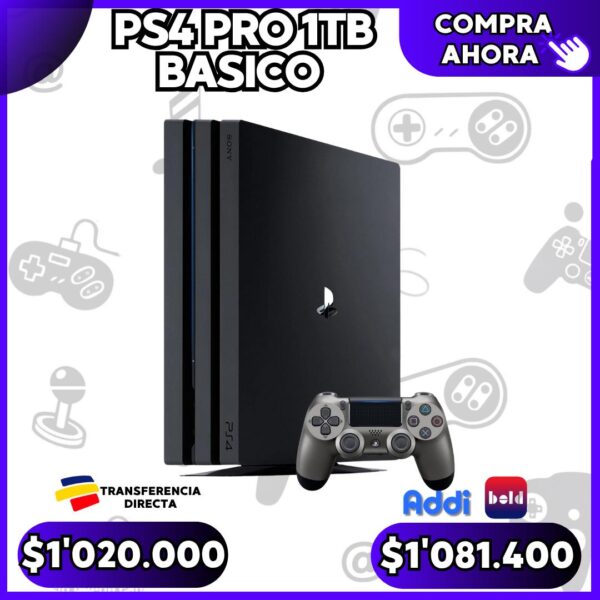 Ps4 Pro 1Tb Usado