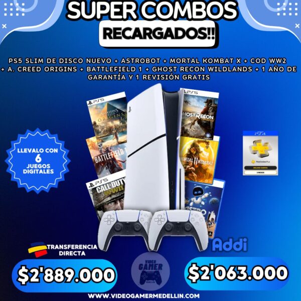 Combo Ps5 Slim de Disco #5