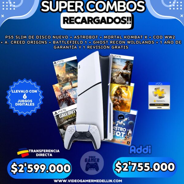 Combo Ps5 Slim de Disco #4
