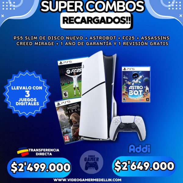 Combo Ps5 Slim de Disco #3